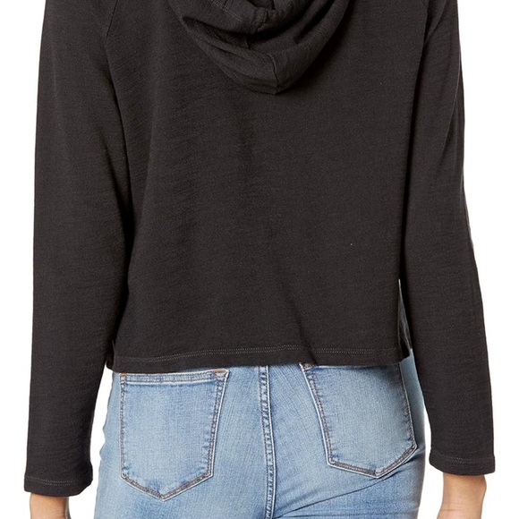 Cropped Monrow Sweatshirt with Stripped Drawstrings - Picture 6 of 6